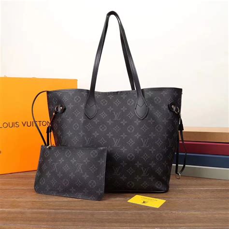 black grey louis vuitton neverfull black|Louis Vuitton Neverfull original.